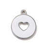 304 Stainless Steel Enamel Charms STAS-B074-03P-02-1