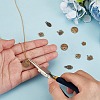 180Pcs 6 Styles Tibetan Style Alloy Pendants TIBEP-AR0001-13-4