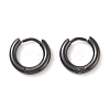 304 Stainless Steel Huggie Hoop Earrings EJEW-O087-09D-EB-01-2