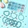 DIY Mixed Shapes Synthetic Turquoise Beads Bracelets Making Kits DIY-FS0007-53-8