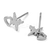 Non-Tarnish 304 Stainless Steel Stud Earrings EJEW-M242-02L-P-2