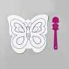 Paper Hand Held Fan DIY-WH20001-27E-01-1