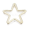Rack Plating Alloy Pendants X-PALLOY-T077-74LG-RS-2