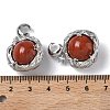 Natural & Synthetic Gemstone Pendants G-A298-02P-4