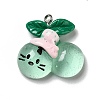 Transparent Resin Pendants RESI-D055-055P-2