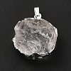 Natural Quartz Crystal Pendants G-P487-03P-4