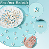 100Pcs Synthetic Turquoise Enamel Beads Strands G-PA0002-24-6