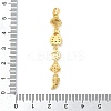 Brass Micro Pave Clear Cubic Zirconia Pendants LS-KK-D101-01A-G-3