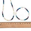 Gemstone & Electroplate Non-magnetic Synthetic Hematite Beads Beaded Necklaces & Bracelet Jewelry Sets for Women SJEW-JS01380-6