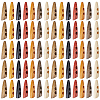 70Pcs 7 Colors 2-Hole Wood Buttons BUTT-GF0004-20-1