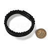 Natural Lava Rock & Glass Round Beaded Bracelets BJEW-G732-01A-6