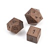 Natural Wood Polyhedral Dice Set WOOD-A027-01B-2