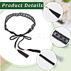 1Pc Cotton and Linen Flower Lace Tassel Waist Belly Belts AJEW-GF0012-32C-6