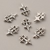 Star Zinc Alloy Rhinestone Cabochons FIND-WH0150-81P-1
