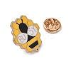 Busy Bees with Honeycomb Enamel Pins LS-JEWB-B029-02B-3