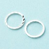Brass Linking Rings KK-F831-018C-S-RS-4
