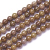Natural Gemstone Beads Strands G-P424-D-4mm-2