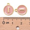 Golden Plated Alloy Enamel Charms LS-ENAM-S118-07I-3