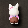 Opaque Resin Animal Big Pendants RESI-D065-C01-2