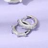 Brass Pave Cubic Zirconia Hoop Earrings EJEW-G471-09P-01-3