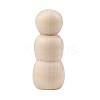 Unfinished Wooden Peg Dolls WOCR-PW0003-72J-1