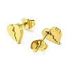 Thanksgiving Day Theme 304 Stainless Steel Stud Earrings EJEW-B041-01G-04-2