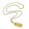 Constellation 304 Stainless Steel Micro Pave Clear Cubic Zirconia Wheat Chain Pendant Necklaces for Women Men LS-NJEW-U007-01L-2