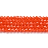 Opaque Solid Color Imitation Jade Glass Beads Strands LS-EGLA-A039-P4mm-D03-1