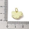 Evil Eye Enamel Shell Brass Butterfly Charms with Jump Rings KK-E092-27G-01-3
