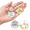 304 Stainless Steel & Alloy Keychain KEYC-YW00096-01-5