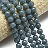 Natural Malaysia Jade Beads Strands G-L645-C01-10mm-09-3