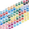 Transparent Glass Enamel Beads Strands GLAA-N061-01-1