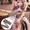 Ethnic style Embroidery Polyester Ribbons OCOR-WH0077-27C-4