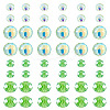 120Pcs 4 Styles Electroplate Glass Beads EGLA-TADJ0001-13C-2
