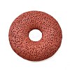 Natural Lava Rock Disc Big Pendants G-M203-11-1