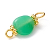 Natural Chrysoprase Links Connectors PALLOY-JF01091-06-3