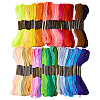 50 Skeins 50 Colors 6-Ply Polycotton Embroidery Floss EMBR-CY0001-02-6