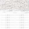 200Pcs Iron Bowknot Buckles IFIN-TA0001-72S-1