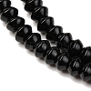 Natural Black Onyx Beads Strands G-P161-20-6x4mm-4