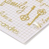 Hot Gold Foil Paper Self-Adhesive Stickers LS-DIY-K076-01C-3