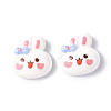 Opaque Resin Cabochons CRES-P023-02D-1