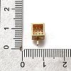 Brass Micro Pave Cubic Zirconia Peg Bails KK-K378-70G-3