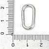 Brass Spring Gate Rings KK-S527-01P-B-3