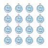 Platinum Plated Alloy Enamel Charms LS-X-ENAM-S118-04C-P-2