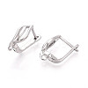 Brass Hoop Earring Findings KK-N267-28P-2