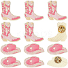 12Pcs 2 Styles Enamel Pins JEWB-SC0001-66-1