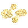 304 Stainless Steel Flower Dangle Stud Earrings for Women EJEW-U023-04G-01-3