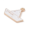 Alloy Enamel Pendants ENAM-Z010-16KCG-2