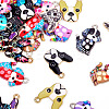 22Pcs 11 Styles Alloy Enamel Pandants FIND-TA0004-95-3