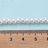 Baking Painted Pearlized Glass Pearl Round Bead Strands HY-Q003-4mm-01-5